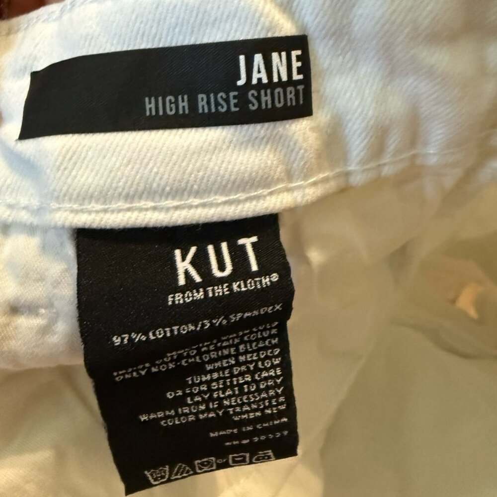 KUT Jane Cut Off High Rise Shorts - Picture 3 of 5